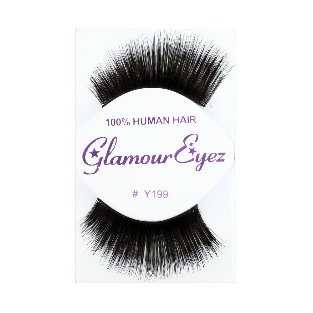 Glamour Eyelashes Black Y199- Black