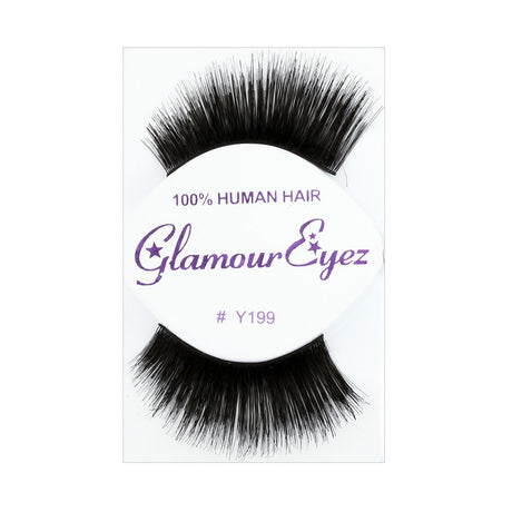 Glamour Eyelashes Black Y199- Black