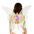 Glitter Fairy Wings with Flowers