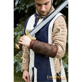 RFB Viking Bracers, Brown - Medium