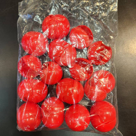 Red plastic Clown Nose - 25pcs