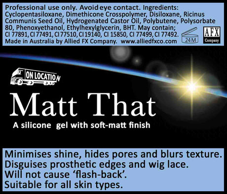 On Location AFX Matt That Silicone-  Clear