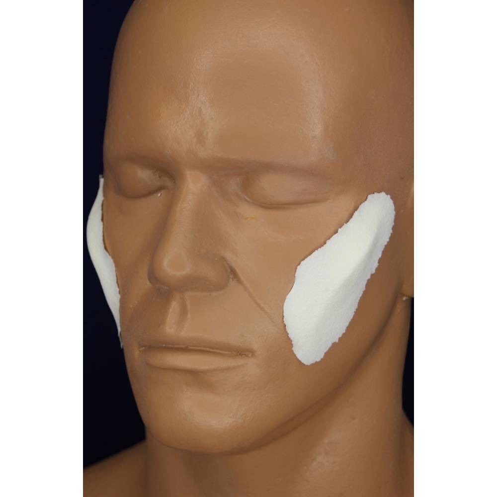 RubberWear Angular Cheekbones Foam Latex Prosthetics