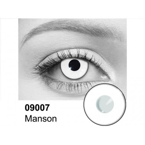 Manson Contact Lenses - White