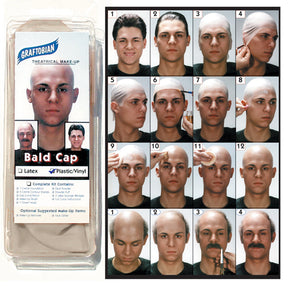 Graftobian Kryolan Deluxe Glatzan Ultrathin BALD CAP