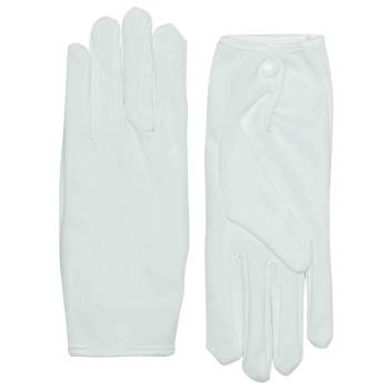 Parade Adult Gloves with Snap- White