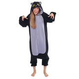 Spooky Black Cat Kigurumi onesie- adult