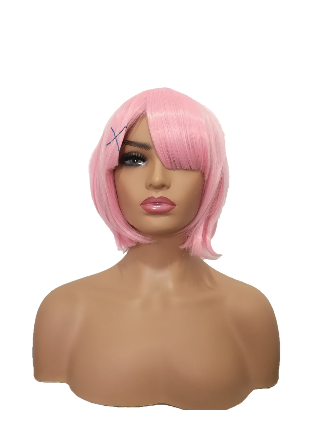 Short pink Zero cosplay wig