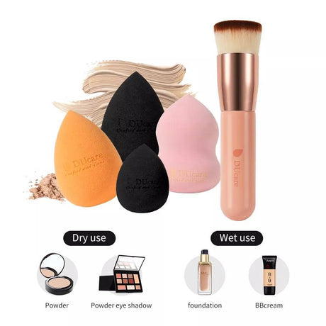 DUcare Makeup brush & sponges kit