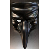 Venetian Long Nose Mask, Pantalone - Black