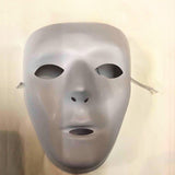 Plain White MALE MASK - White