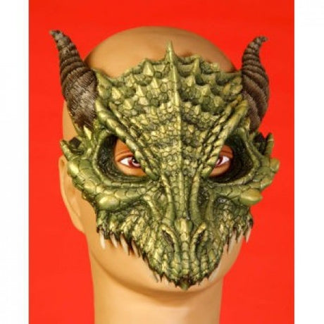 DRAGON HALF MASK - Green