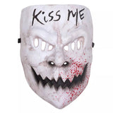 Kiss me scary Halloween Mask