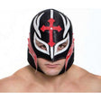 Mexican Wrestling Mask - Black with Cross