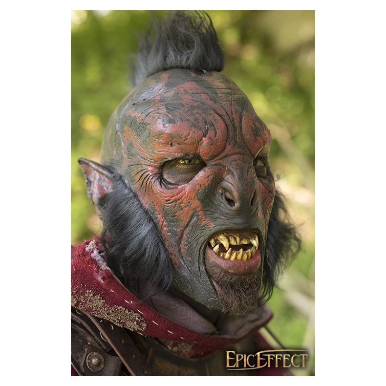 Red Carnal Orc Mask