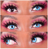 Super Hero Contact Lenses- Blue and Black
