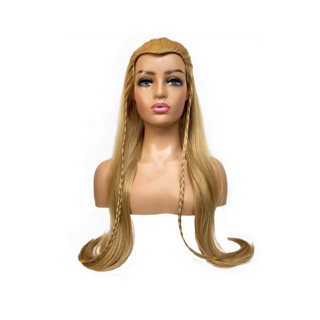 Long blond elf wig
