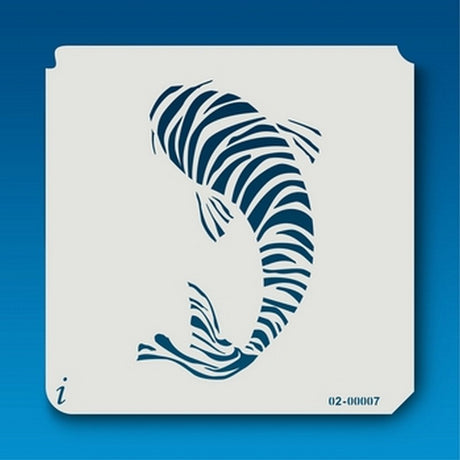 ISTENCILS Striped Fish Stencil