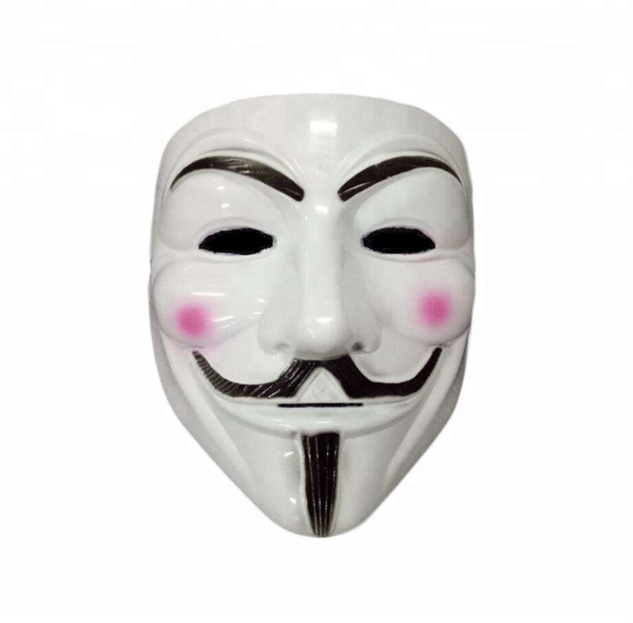 Anonymous Guy Fawkes mask - White