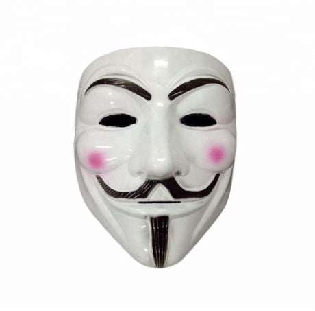 Anonymous Guy Fawkes mask - White