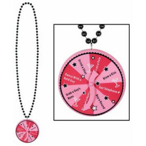 BEADS W /BACHELORETTE AND SPINNER MEDAILLON