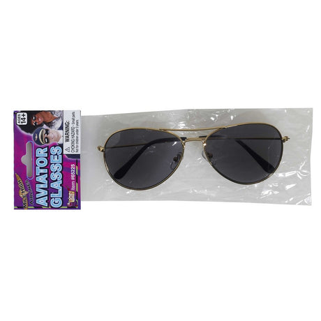 Aviator glasses tinted - Gold