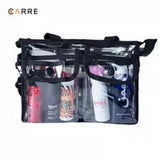 Shoulder Clear Transparent pvc Makeup Bag Travel Cosmetic