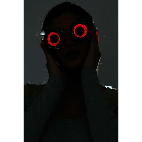 Light Up Steampunk Rainbow Goggles