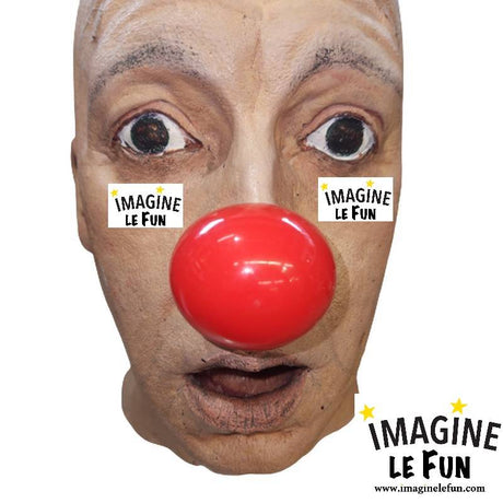 Red plastic Clown Nose - 25pcs