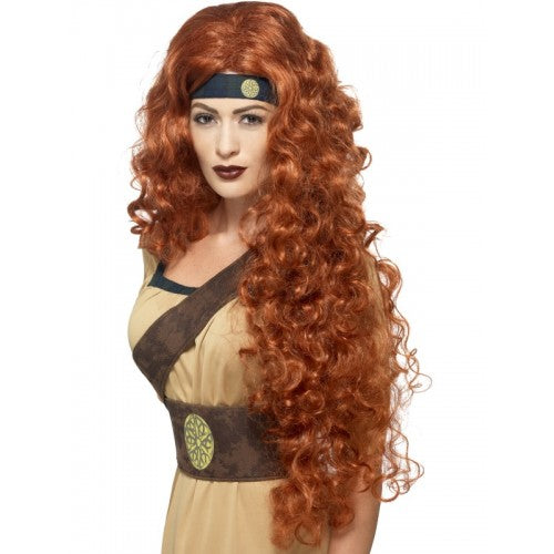 Medieval Warrior Wig Auburn