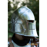 Visored Barbuta helmet - Barbute - Large