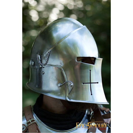 Visored Barbuta helmet - Barbute - Large