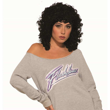 Flashdance Curly WIG - Black