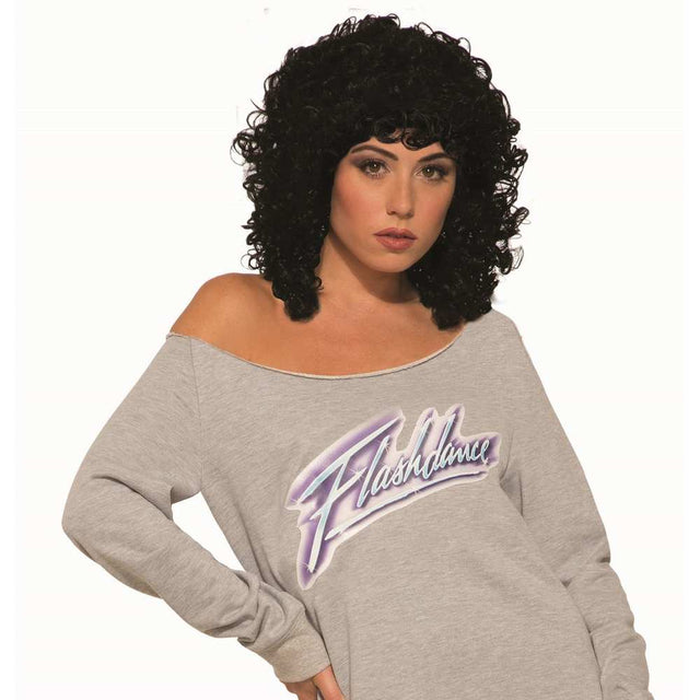 Flashdance Curly WIG - Black