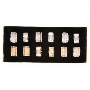 HIP-HOP Gold/Silver RING - Unit, assorted