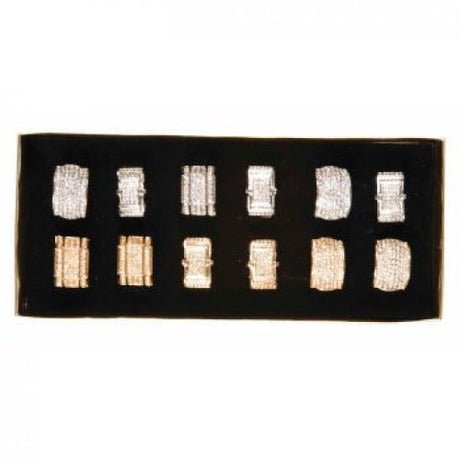 HIP-HOP Gold/Silver RING - Unit, assorted