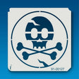 ISTENCILS Skull BAD ASS STENCILS 91-00127