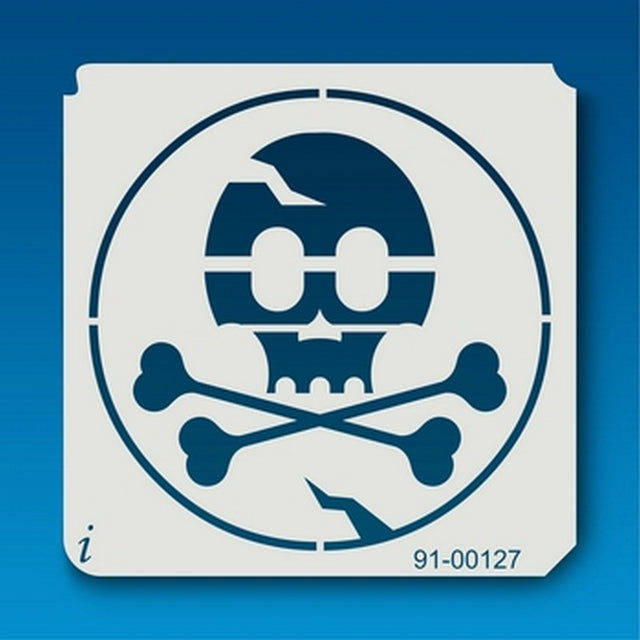 ISTENCILS Skull BAD ASS STENCILS 91-00127