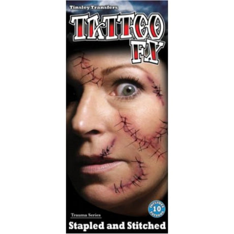 Tattoo FX Stapled and Stitched
