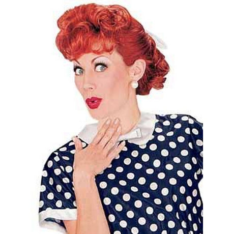 I Love Lucy WIG - red