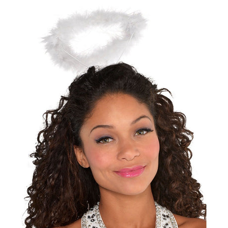Angel Feather Halo - White