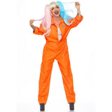 Prisoner Jumpsuit costume - Orange- One Size