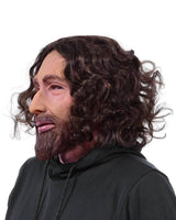 Religious man latex Mask with hair - Jesus