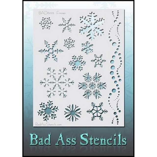 6023 Frozen Bad ass stencil