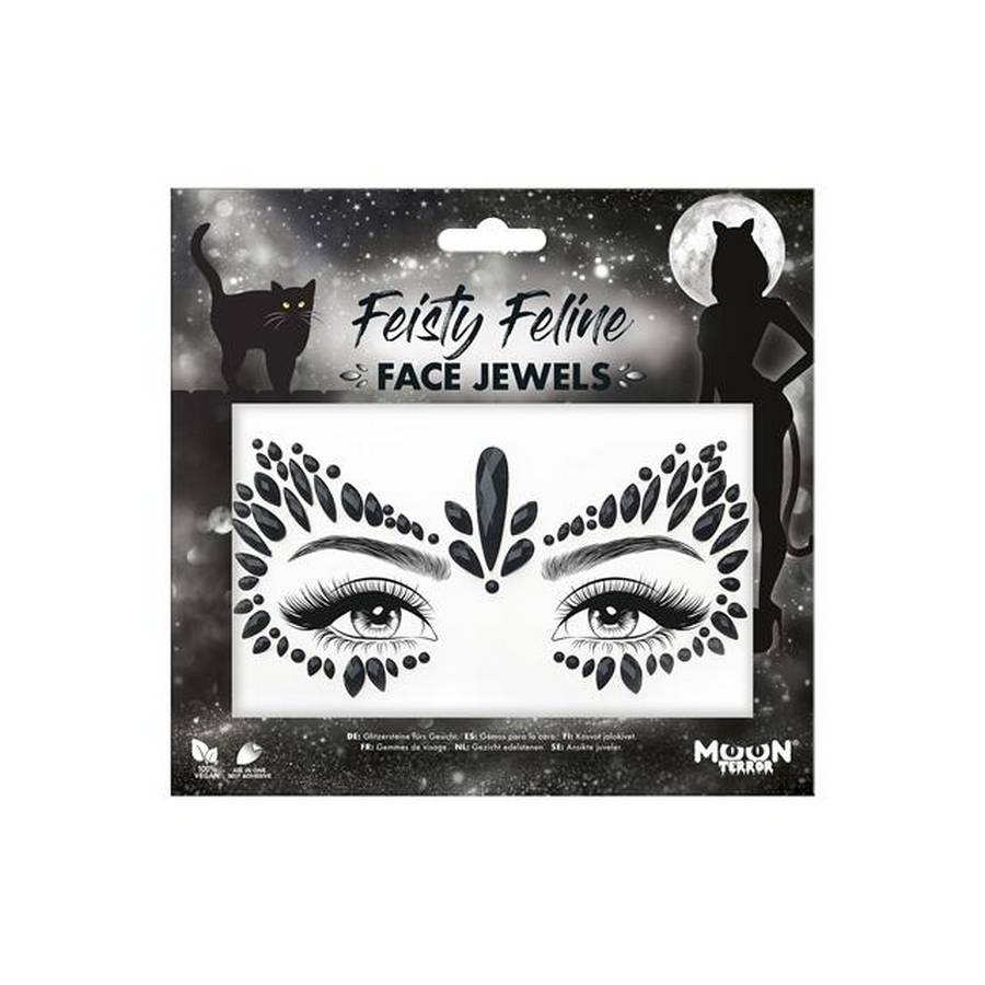 Feisty Feline Terror Face Jewels