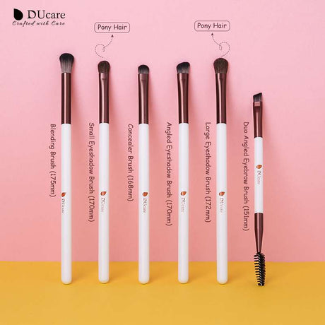 DUcare 6 pcs eyes makeup synthetic brushes