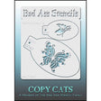 BACC 9047 Bad Ass Mini Stencils - butterfly