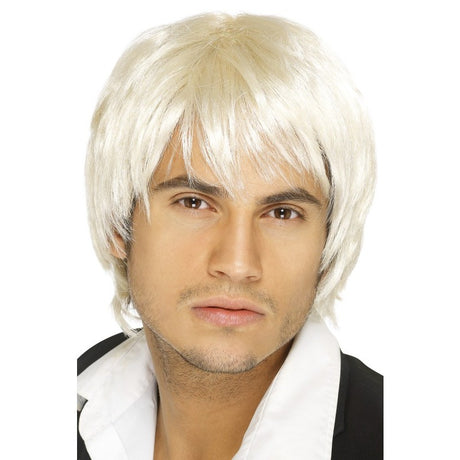 Boy Band men WIG - Blonde