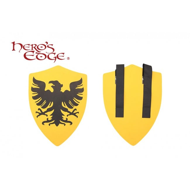 Foam Crusader Shield, Eagle - 14.75"x 20.25"- Yellow