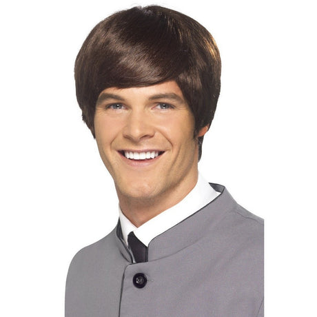 60's Male Mod Short WIG - Brown